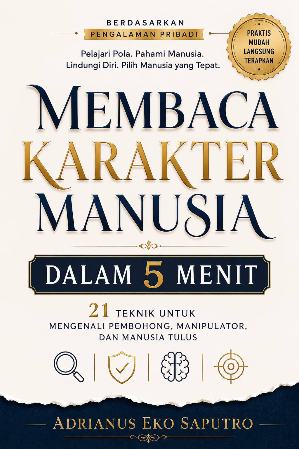 Cover buku Membaca Karakter Manusia dalam 5 Menit